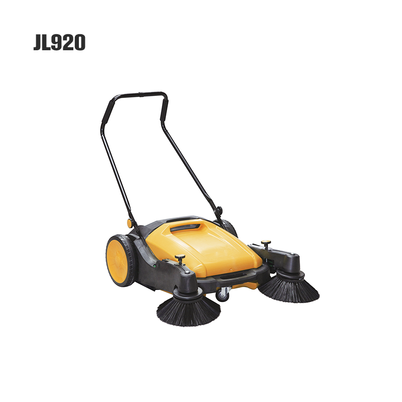 Stock available popular electric powered artificial grass sweeper for ground sweeping