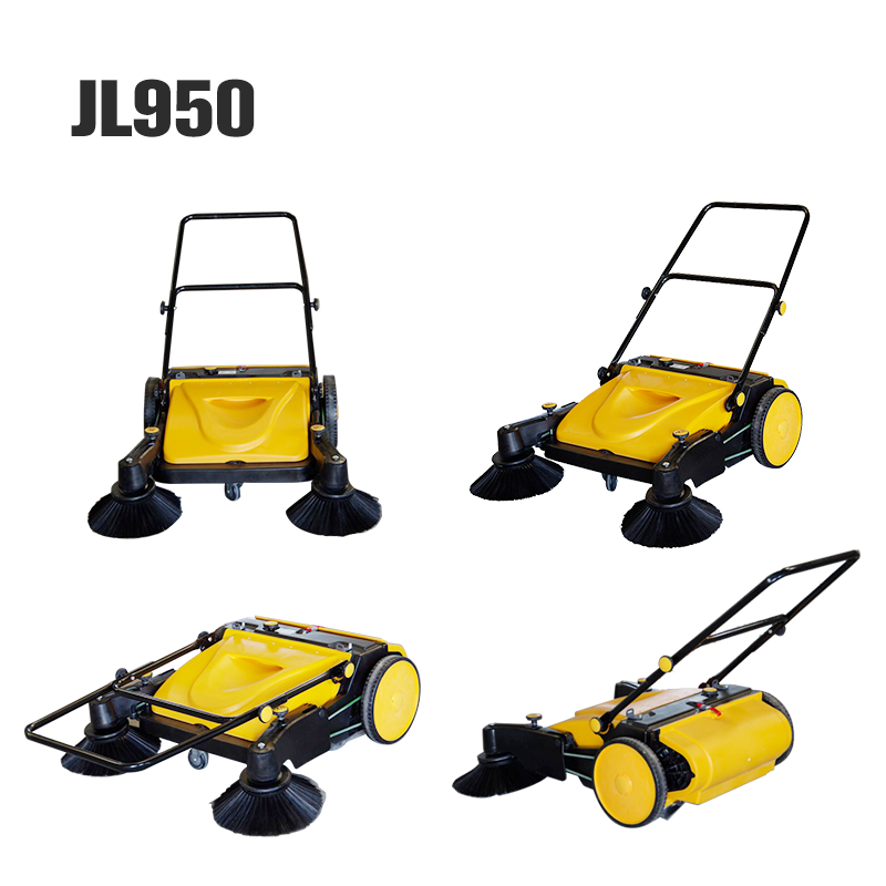 Stock available popular electric powered artificial grass sweeper for ground sweeping