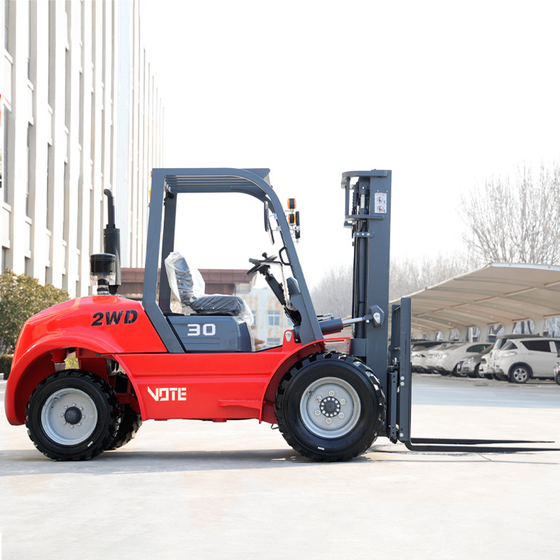 Forklift off-road all-terrain forklift 6M powerful handling equipment suitable for various terrains diesel hydraulic forklift