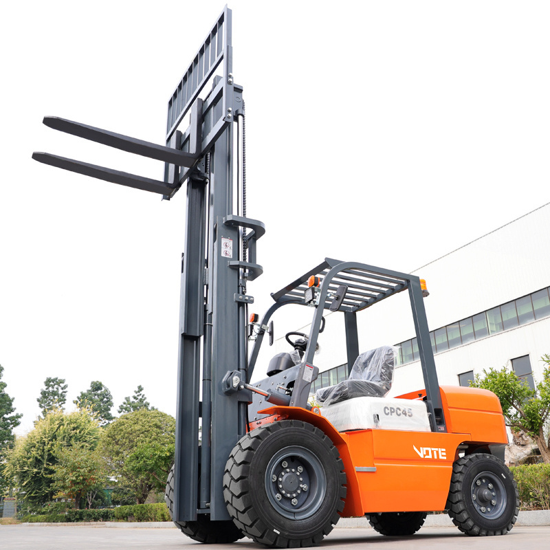 Forklift off-road all-terrain forklift 6M powerful handling equipment suitable for various terrains diesel hydraulic forklift