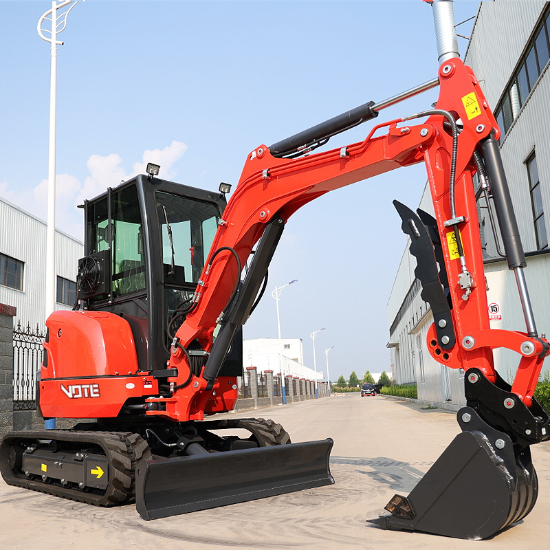 Free Shipping Mini Excavator farm 3.5 Ton Kubota Hydraulic  Multifunction Crawler Digger EPA Mini Digger 1tons Excavators 2 Ton