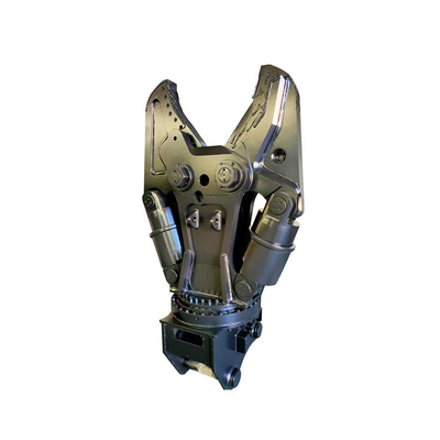 Excavator Attachment Rotary Metal Demolition Cutting Guillotine Scrap Double Cylinder Hydraulic Shear