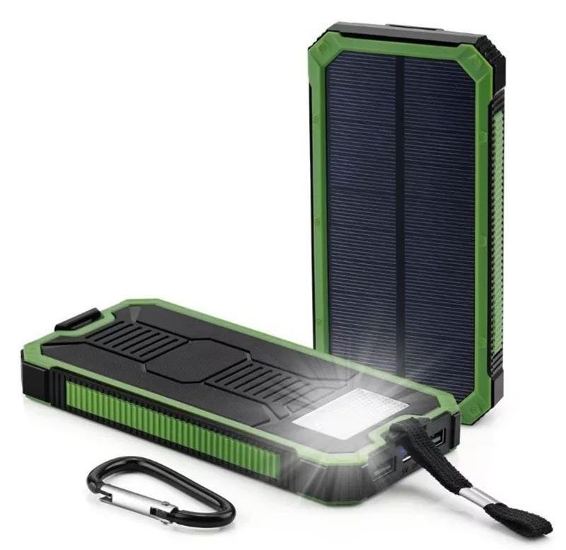 12000mAh  LED Dual USB Ports Solar Panel Power Bank Case Charger DIY Kits Box for Samsung S8 Xiaomi USB External Battery Charger