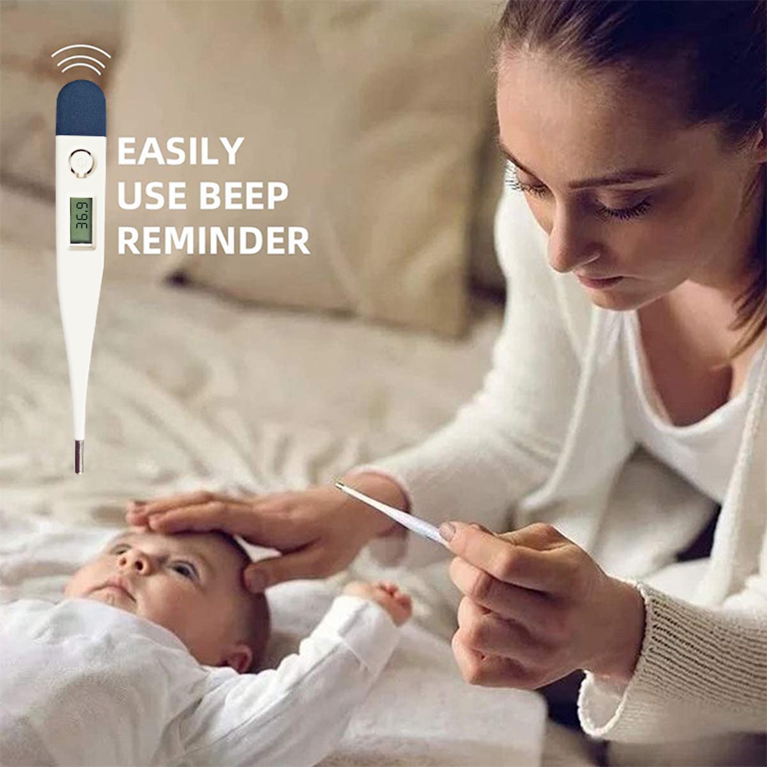 High sensitivity fast reading medical clinical electronic waterproof baby adult thermometer digital electronic thermometer