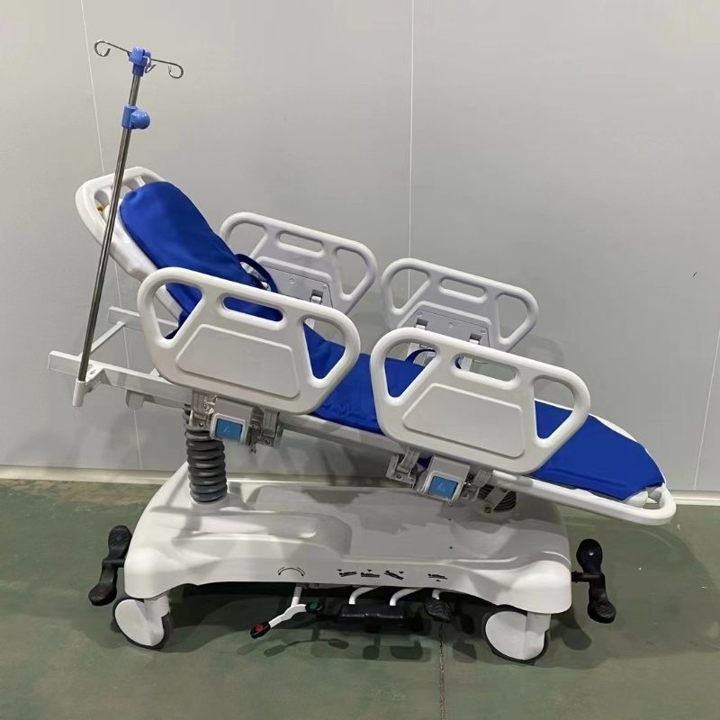 Emergency Hospital Manual Stretcher Patient Transfer Trolley prices patient transfer stretcher ambulance bed