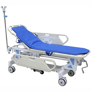 Emergency Hospital Manual Stretcher Patient Transfer Trolley prices patient transfer stretcher ambulance bed