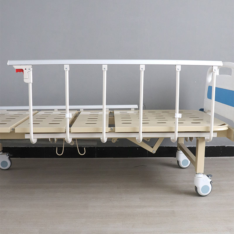 Manufacturer price ICU medical patient beds two crank manual surgical nursing Hill rom hospital bed for sale