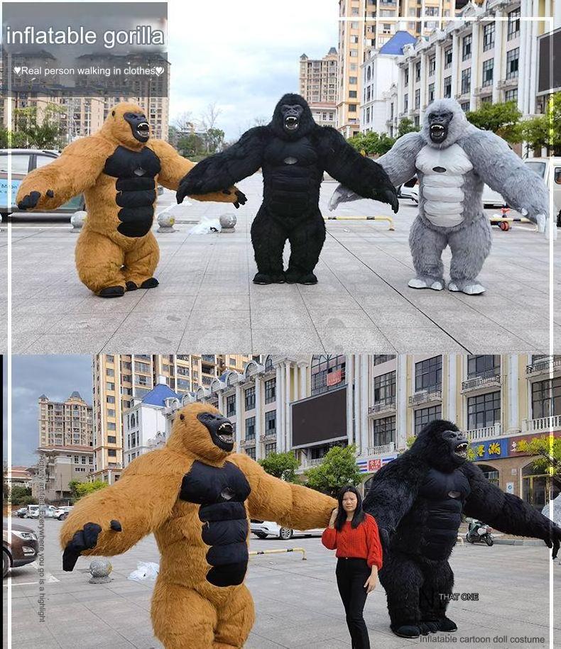 walking dinosaur costume with sound,dinosaur mascot costume Cosplay Animal Mascot poler bear gorillas kingkong