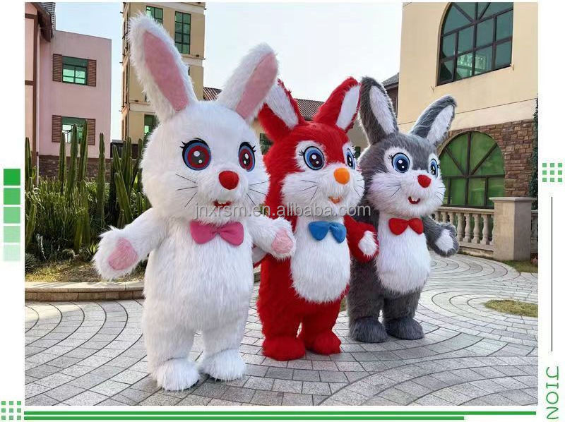 cute rabbit inflatable costumes walking mascot,hot sale character mascots rabbit