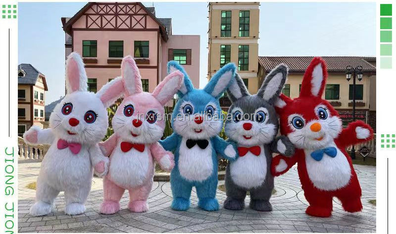 Cartoon figure costume rabbit Team doll costume dog patrol chase costume walking suit sky Archie doll suit