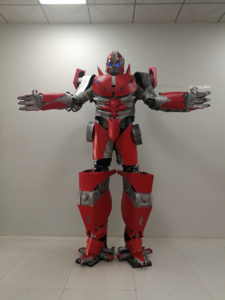 Factory Sale Various Widely Used Adult Wear Cosplay Realistic Animatronic Large Robot Costume With Helmet