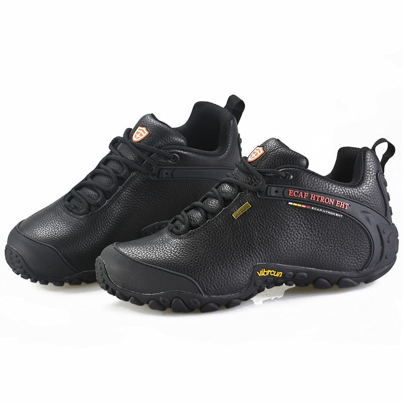 men genuine leather Boots Outdoor Sneakers Athletic Trekking Breathable Climbing  Shoes