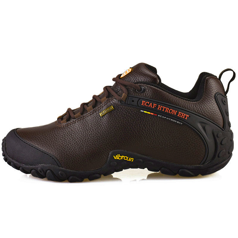 men genuine leather Boots Outdoor Sneakers Athletic Trekking Breathable Climbing  Shoes