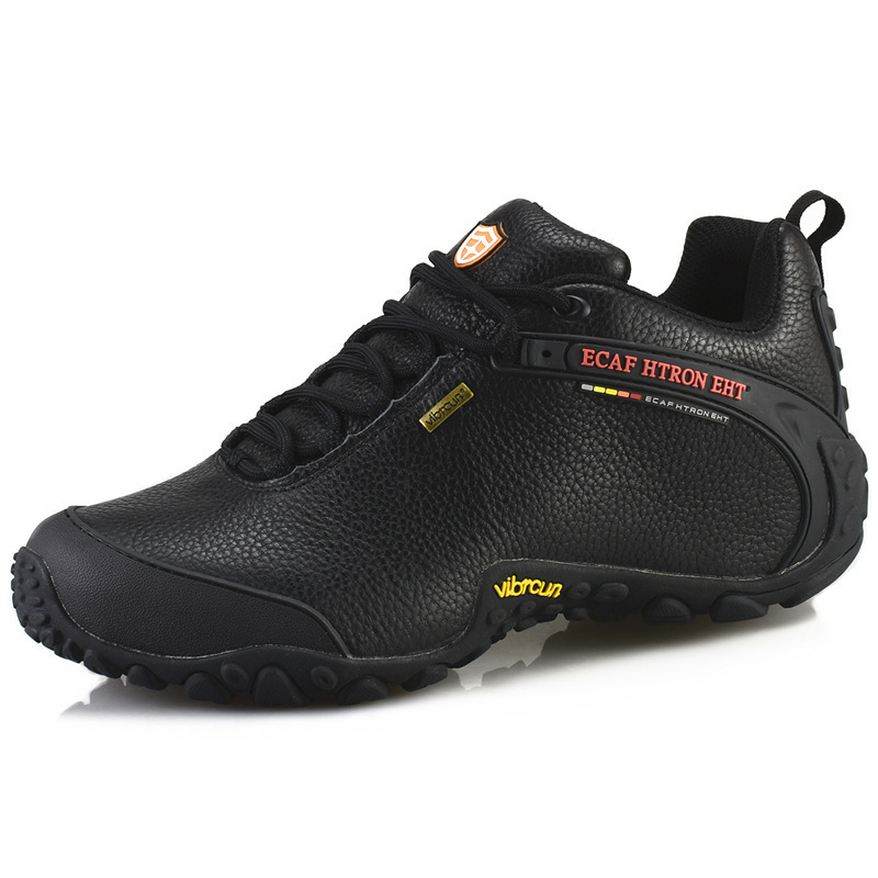 men genuine leather Boots Outdoor Sneakers Athletic Trekking Breathable Climbing  Shoes