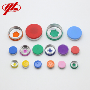 13mm 20mm 32mm Aluminum Plastic Flip Top Tear-off Vial Caps With Customized logo