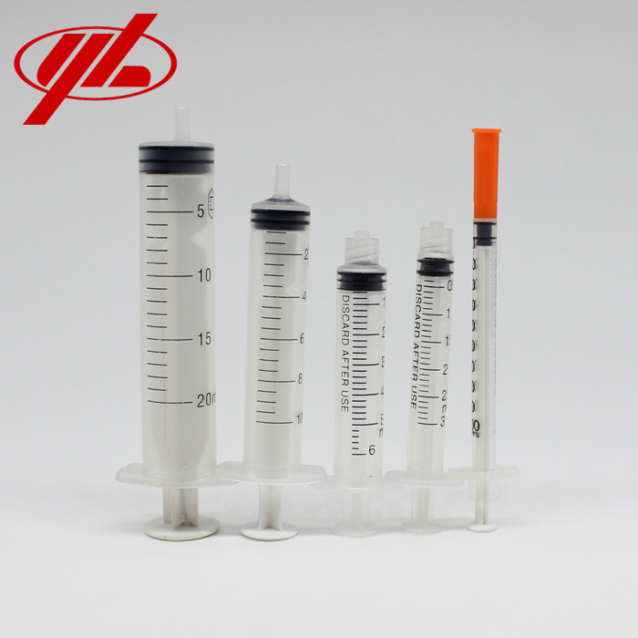 1ml 2ml 3ml 5ml 10ml Empty Disposable Medical Injection Plastic Syringe