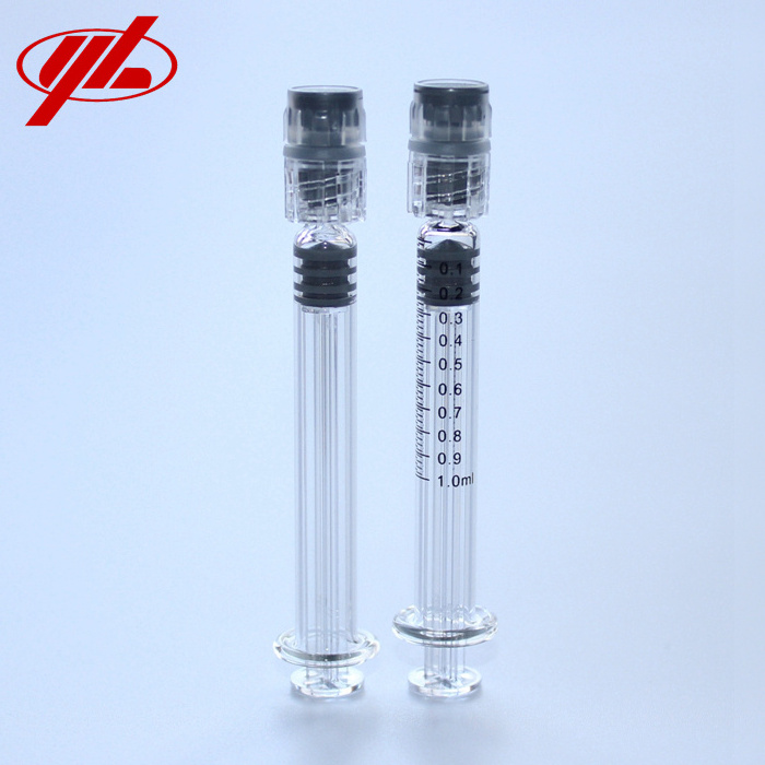 1ml Disposable Medical Prefilled Glass Cartridge Syringe