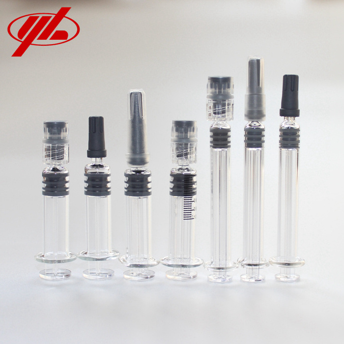 1ml Disposable Medical Prefilled Glass Cartridge Syringe