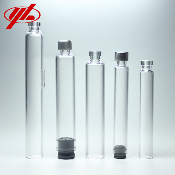 1.5ml 1.8ml 3ml 4ml Clear Empty Disposable Insulin Medical Glass Cartridge