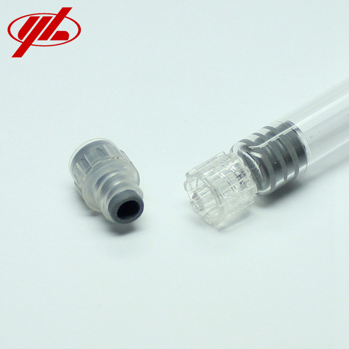 Medical grade glass syringe with needle or Lure lock