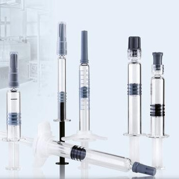 Medical borosilicate glass syringe luer lock syringe 1ml