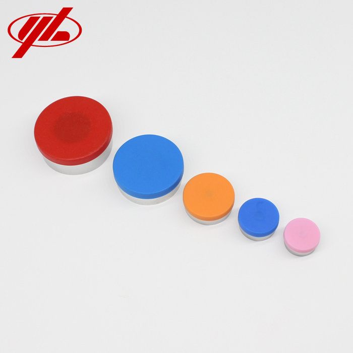 13mm 20mm 32mm Aluminum Plastic Flip Top Tear-off Vial Caps With Customized logo