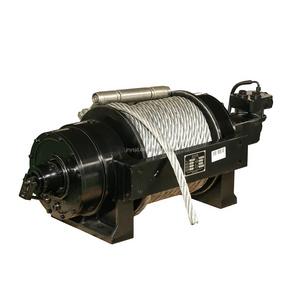 Hydraulic Winch - 20,000 LBS Capacity - High Torque Motor - 2 Stage Gearing