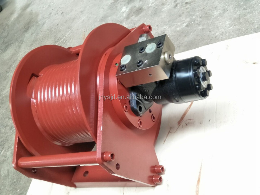 Portable small hydraulic winch with danfoss motor