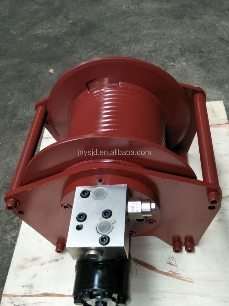 Portable small hydraulic winch with danfoss motor