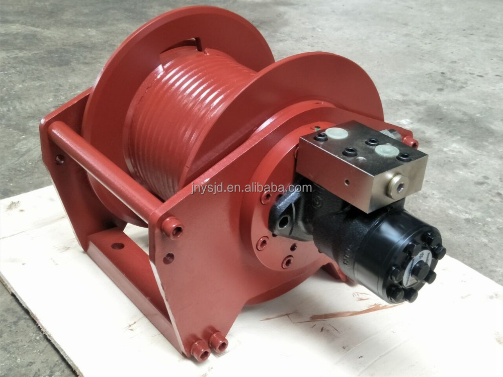 Portable small hydraulic winch with danfoss motor