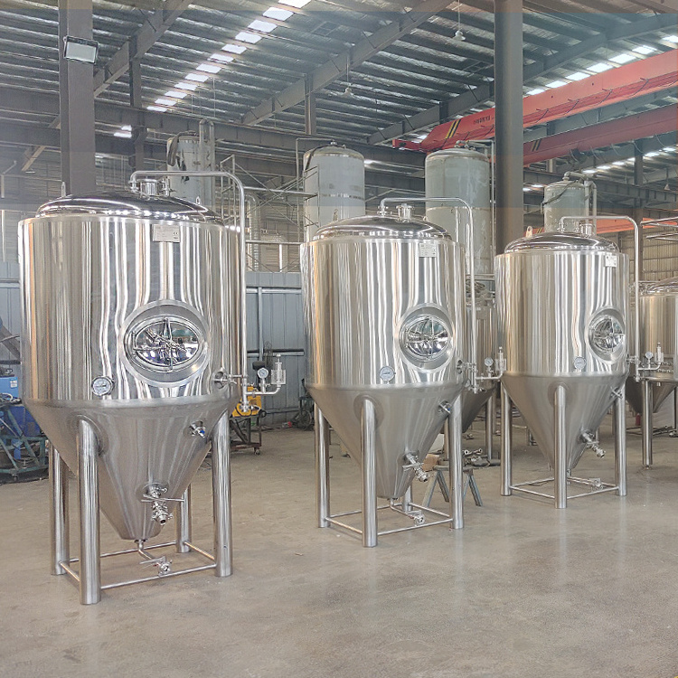 Stainless steel Beer fermenter 200L 500L 1000L 2000L fermentation tank Beer Brewing Equipment Jinan Beer equipment Rainbow