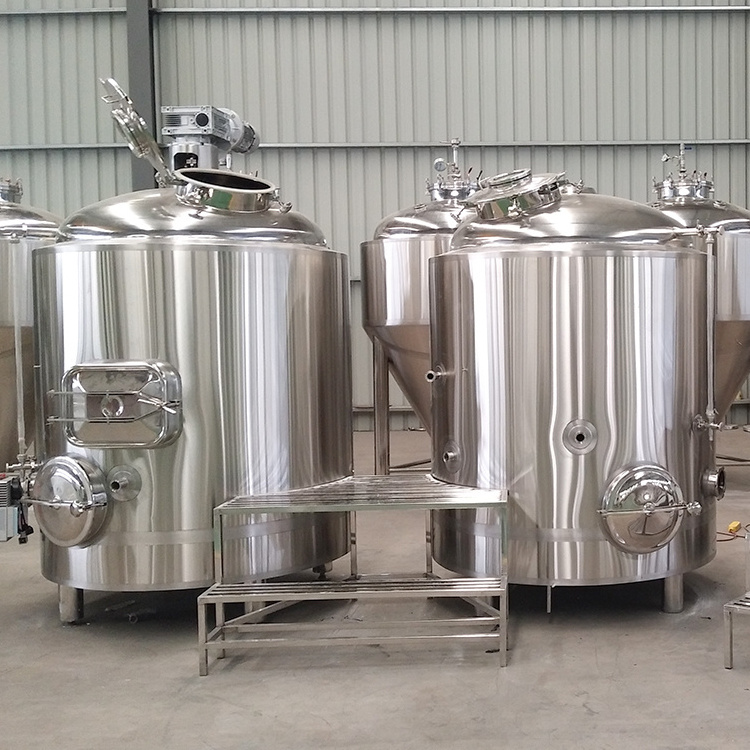 Horizontal Beer Tank for Brewery Stainless Steel Serving Storage Tank Jacketed Fermentation Customized Lager  Brite Tank