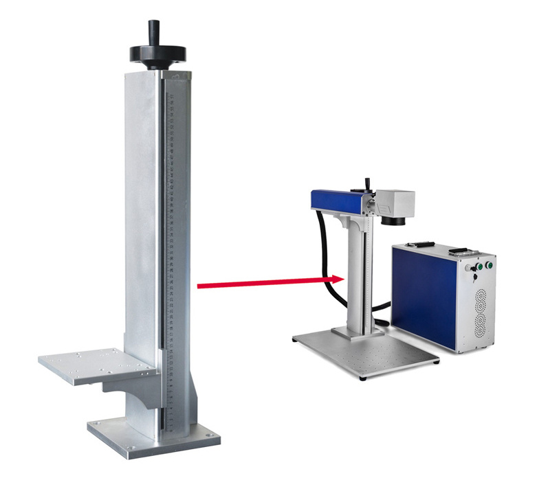 Z Axis Lifting Column Stand Fiber CO2 UV Laser Marking Machine 500-800mm Engraving Machine Parts