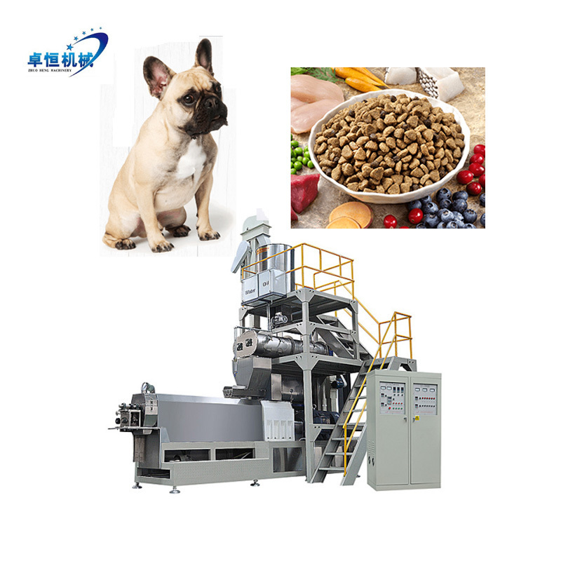 Dry pet food dog cat fish food making machine production line