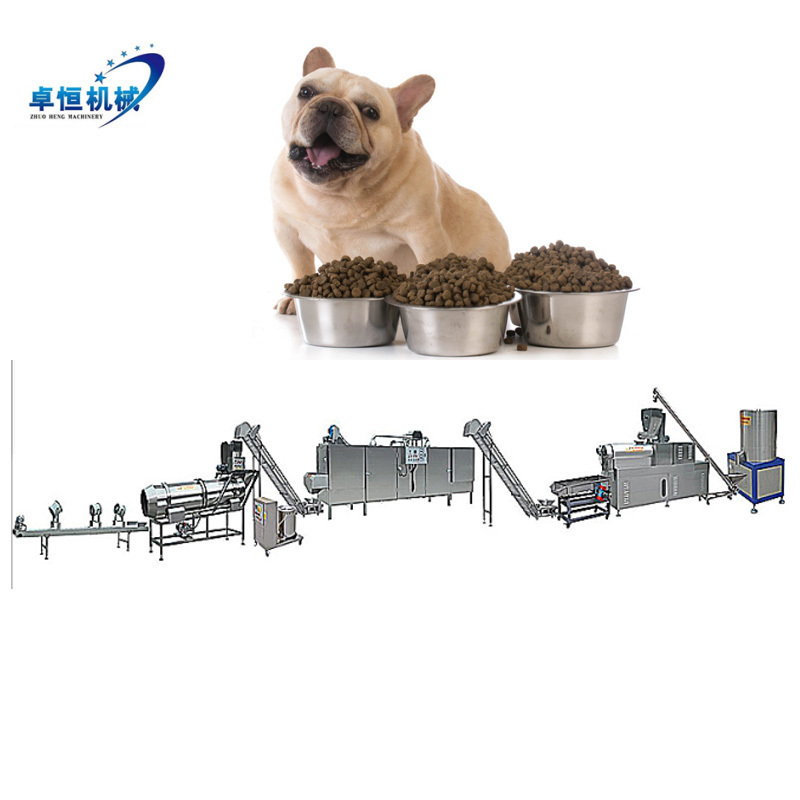 Dry pet food dog cat fish food making machine production line