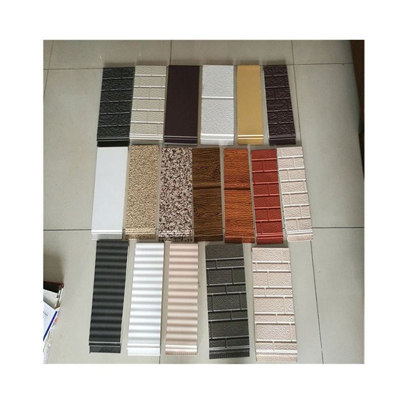 Metal roof cladding sandwich panel garage wall panel