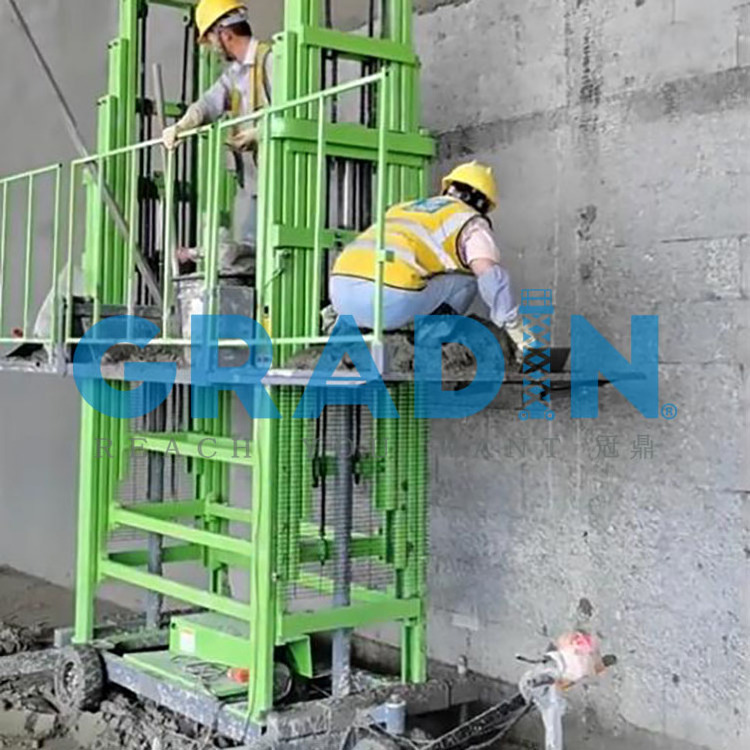 1000kg Heavy Duty Electric Scaffold Lift Platform Mobile Hydraulic Masonry Wall Lifting Scaffolding