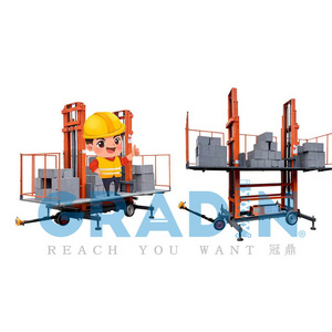 Electric Scaffold Lift Platform Hydraulic Electric Masonry Wall Lifting Scaffolding With Remote Control