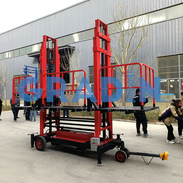 Electric Scaffold Lift Platform Hydraulic Electric Masonry Wall Lifting Scaffolding With Remote Control