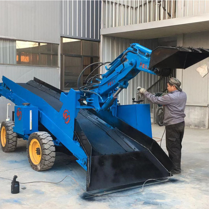 Mini mining loader mucking machine for coal mine and metal mine