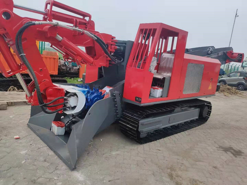 tunneling roadheader mining roadheader crawler type mucking loader machine