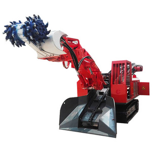 tunneling roadheader mining roadheader crawler type mucking loader machine