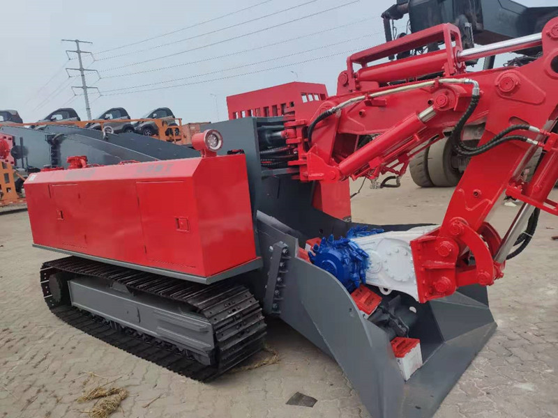 tunneling roadheader mining roadheader crawler type mucking loader machine