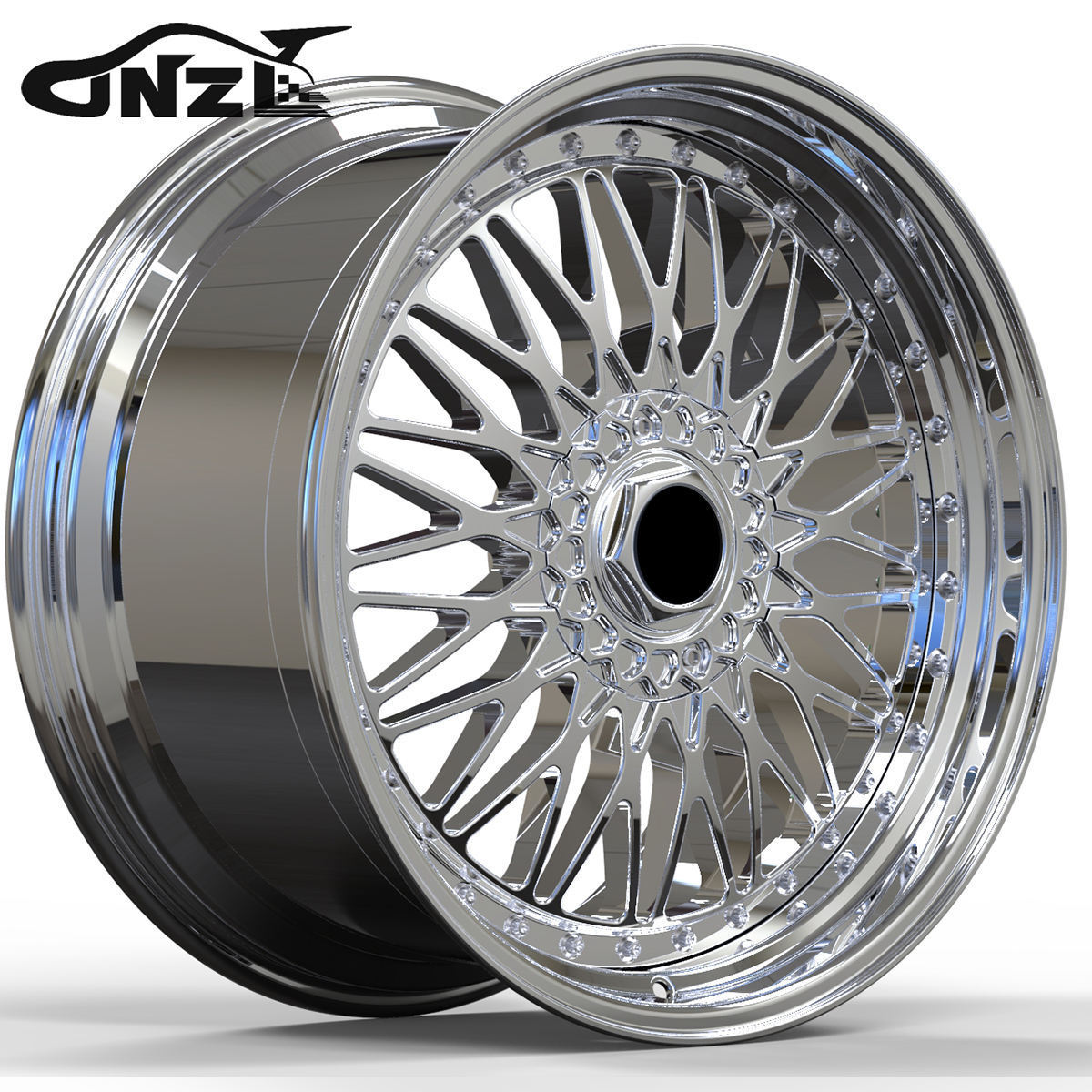 Zhenlun Deep Dish Multi Spokes Replica Bbs 2-Pieces Forged Wheels For Mpv For Bmw M2 M3 M4 5*112