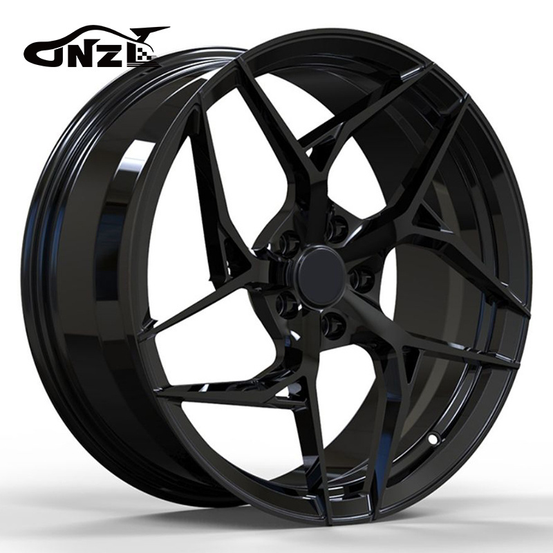 Wholesale Custom 20 21 22 Inch 5x112 5x120 5x130 5x114.3 Concave Passenger Car Forged Alloy Rims