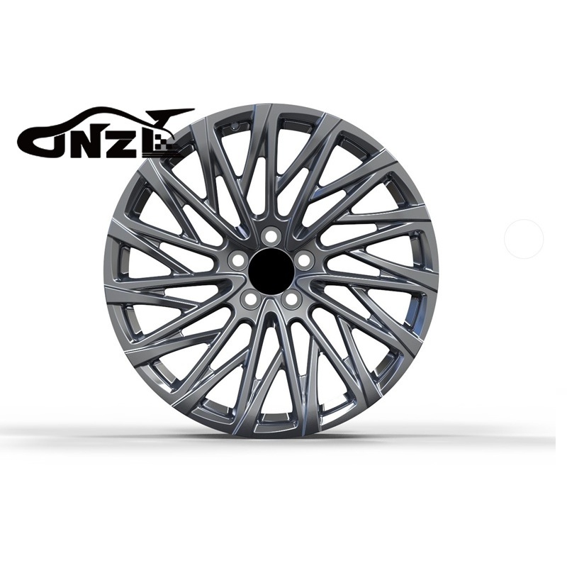 Zhenlun 18 19 20 Inch Black Chrome Car Wheel Rims Alloy Forged Spoke Rims Passenger Car Wheels For Toyota