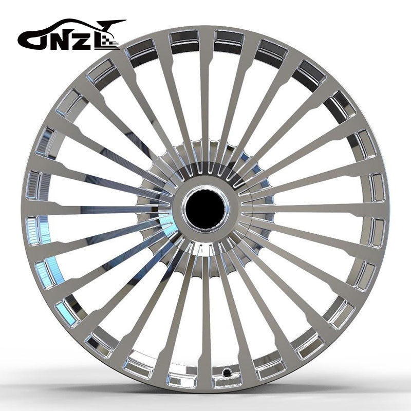 20-23 Inch Magnesium Alloy Forged Wheels Custom 5x112 Brushed and Polished Forged Wheels For Mercedes Benz