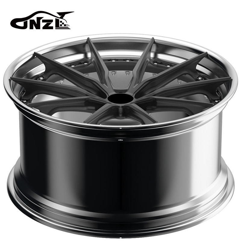 Zhenlun 2 Pieces 5x112 Alloy Forged Rims Electroplate Steel Aluminum Wheels Forged Wheel For Bmw