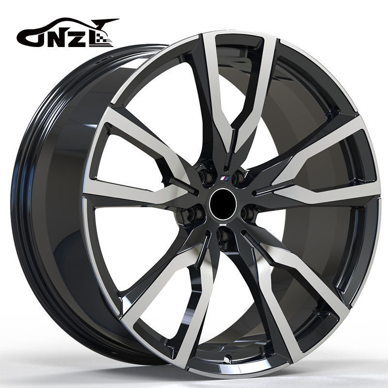 Zhenlun Matte Black 6061t6 Aluminum Alloy Passenger Car Multi Spoke One Piece Wheels For Range Rover