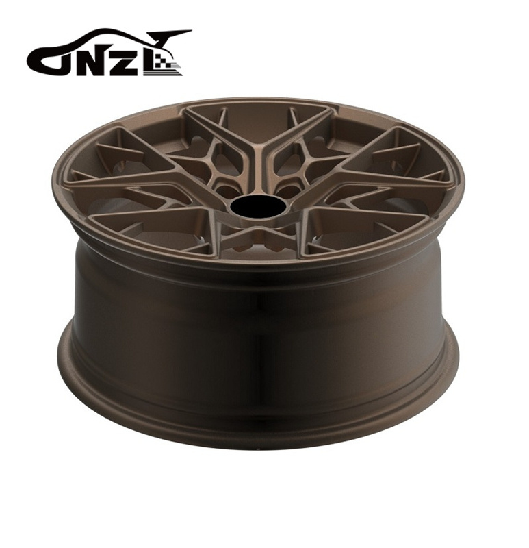 Zhenlun 5x100 5x112 5x114.3 17 18 19 20 Inch Forged Car Rims Bronze Forged Sport Rim TE37  High Performance  Wheels In Stock